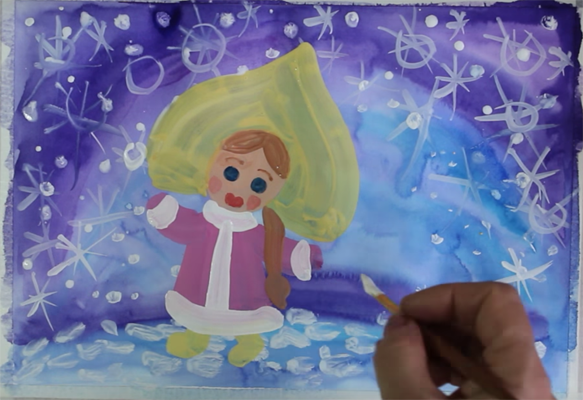 Снегурочка 2021 шарж