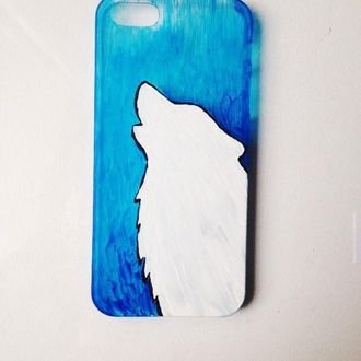 Рисунки на чехле красками