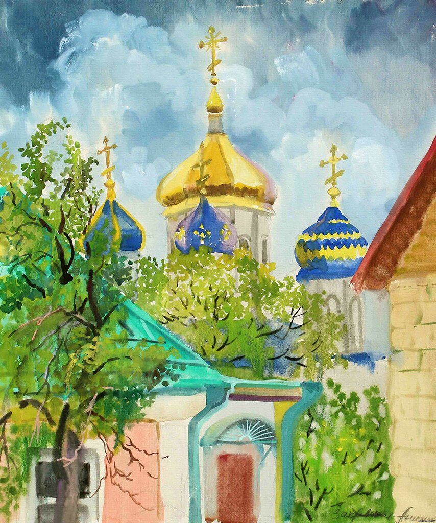 Храм рисунок