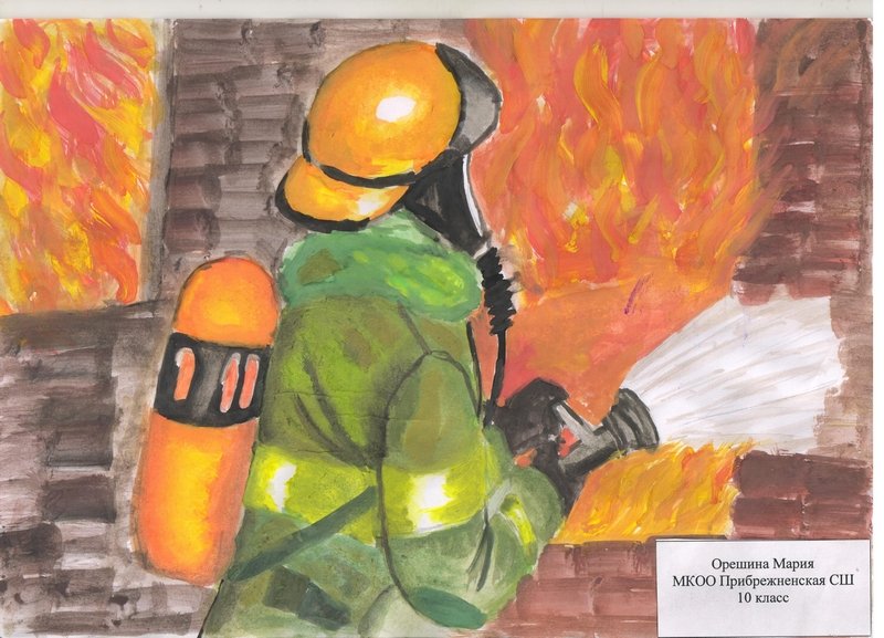 День пожарных рисунки