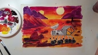 Краска Марс в гуаши