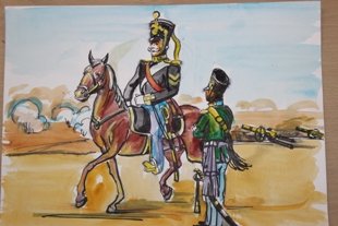 Изо 4 класс Бородино война 1812 год