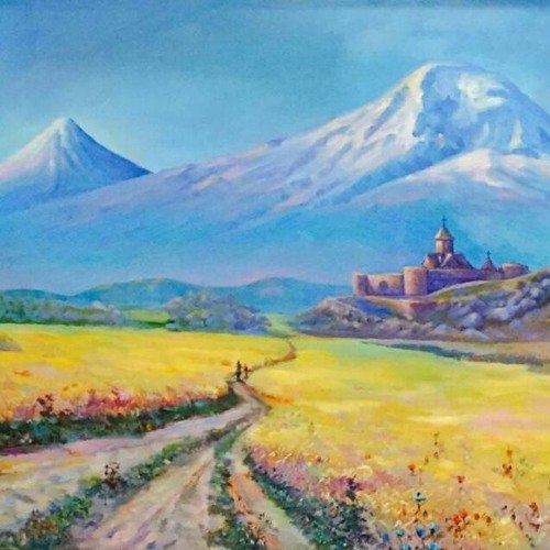 Хор Вирап в Армении картина