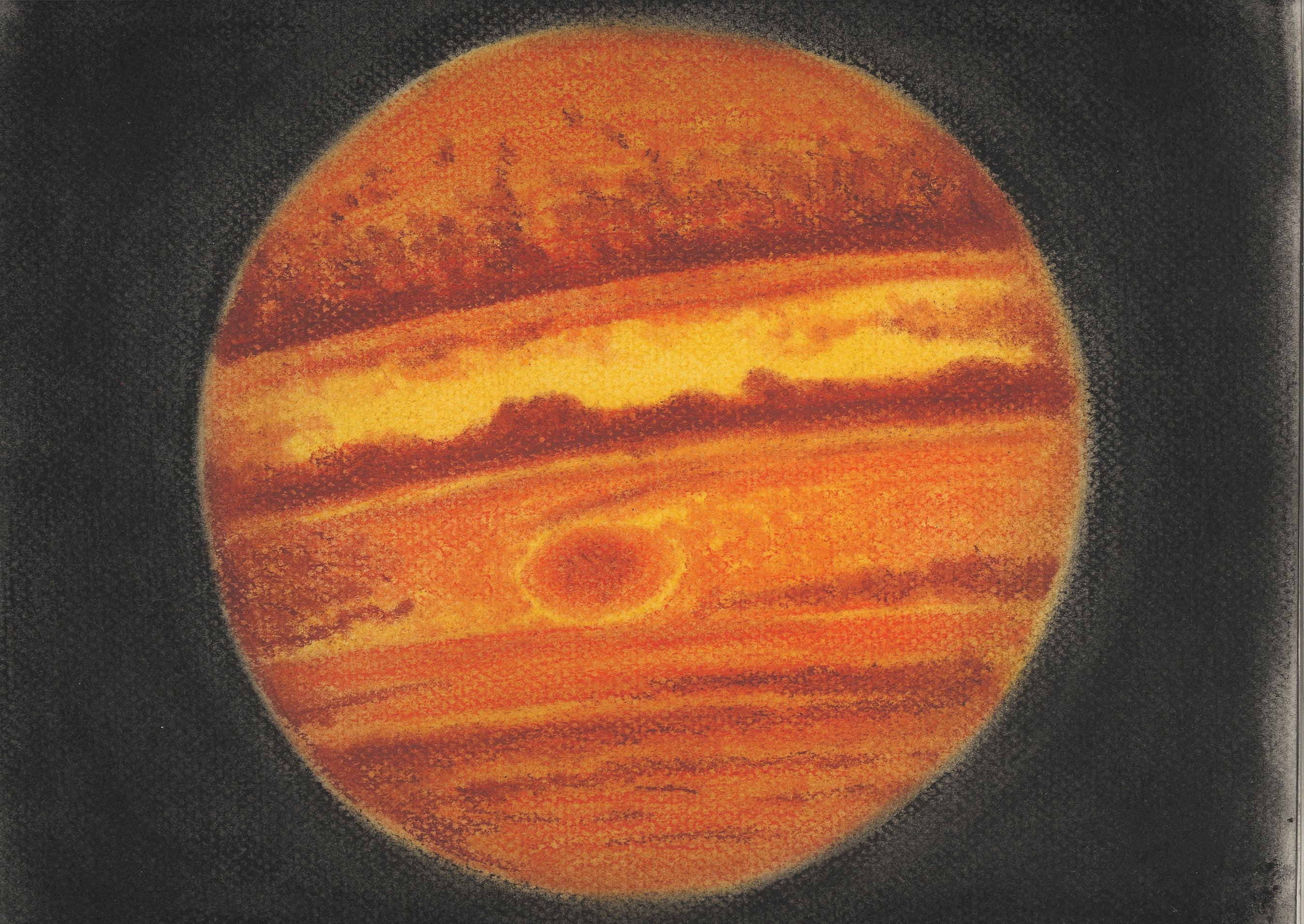 Юпитер гуашью