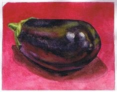 Поэтапное рисование овощей