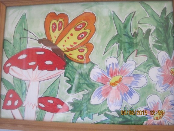 Рисование Лесная Поляна дети