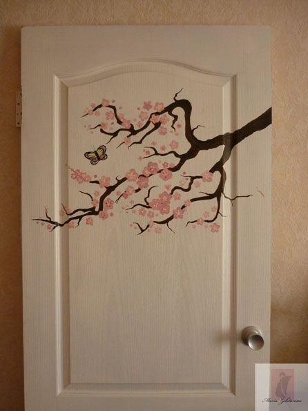 Ветка Сакуры роспись