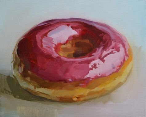 Пончик маслом картина