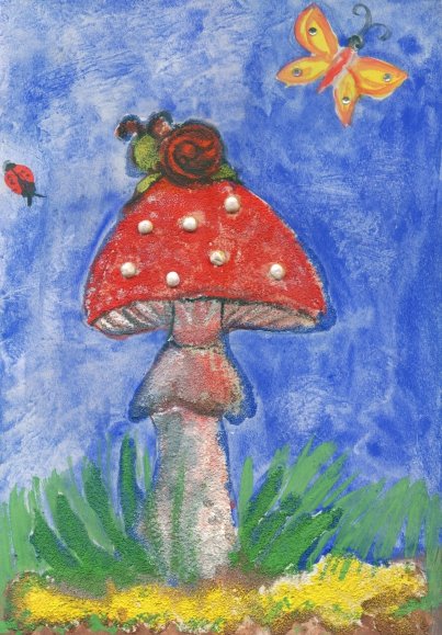 Рисование грибы