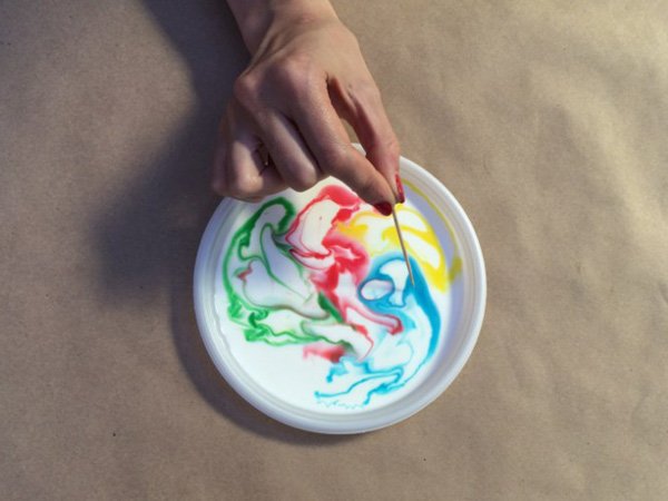 Красители для рисования на молоке