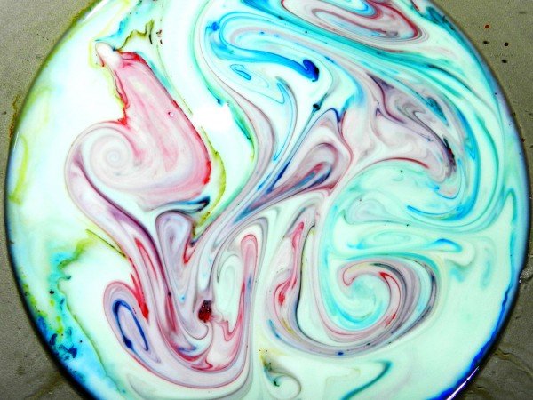 Картина на молоке