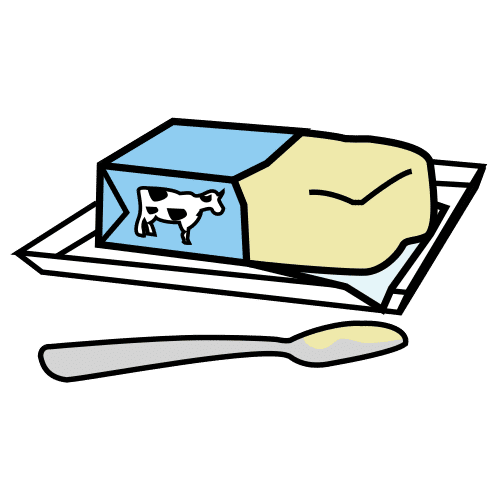 Масло сливочное раскраска для детей