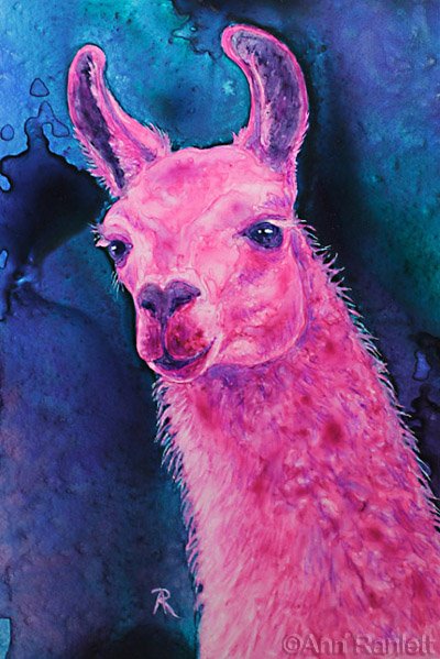 Акварельные животные для детей