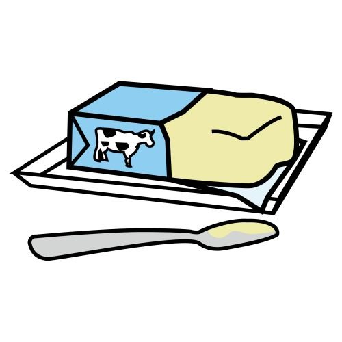 Нарисовать масло сливочное