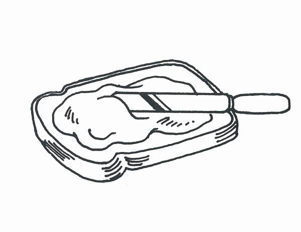 Раскраска масло сливочное