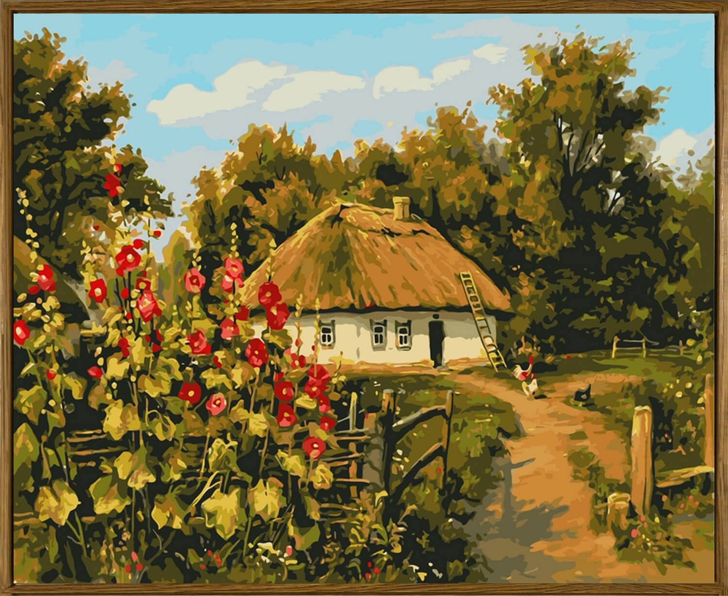 Влади́мир Его́рович Мако́вский украинский пейзаж с Хатами