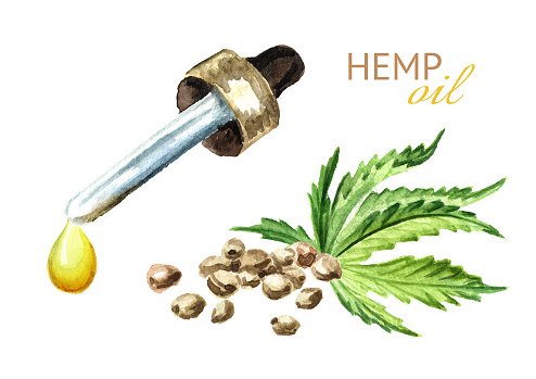 Конопля масло рисунок