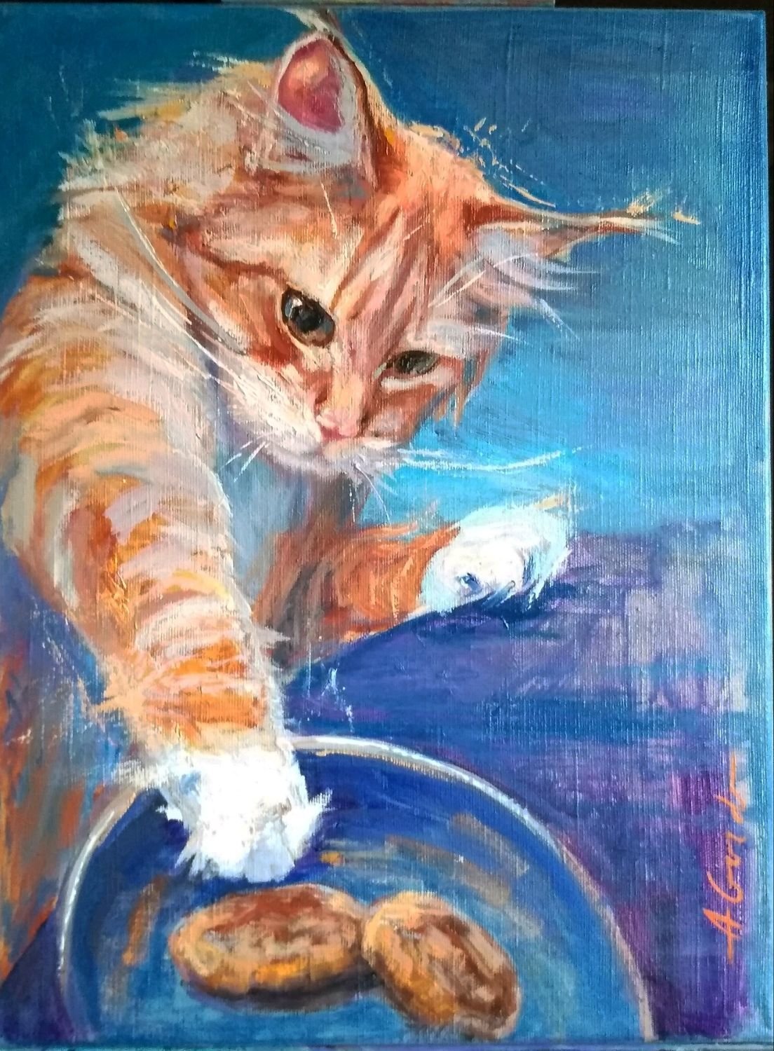Рыжие коты в живописи
