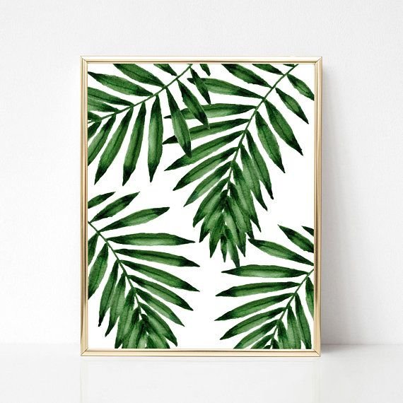 Монстера акрилом