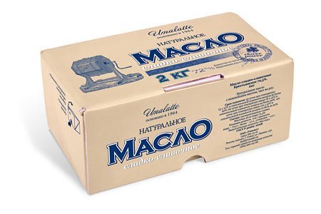 Масло " сливочное" "Экомилк"82,5% 450г БЗМЖ*