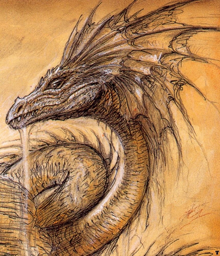 Какой художник рисовал вместо подписи знак крылатого дракона на картинах ответ