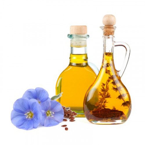 Льняное масло в бутылочке