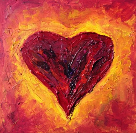 Картина сердечко