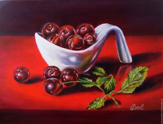 Вишня живопись