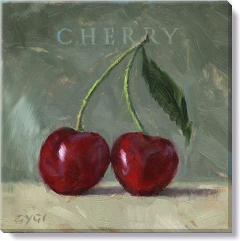 Вишня маслом на холсте маслом