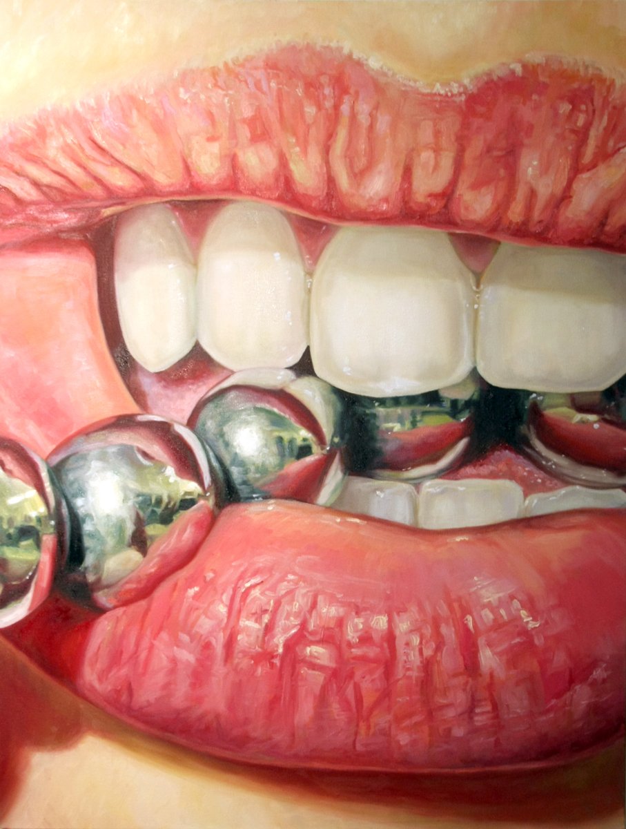 Зуб акварель