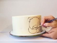 Рисовать торт