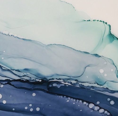 Рисование маслом лед