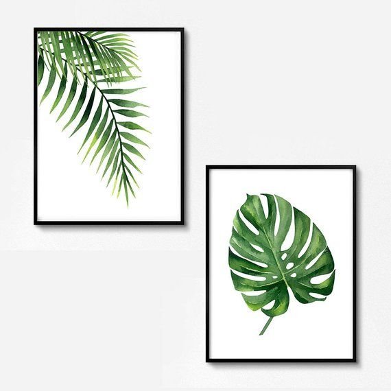 Картина листья пальмы