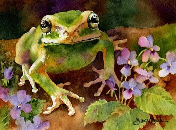 Лягушки в живописи