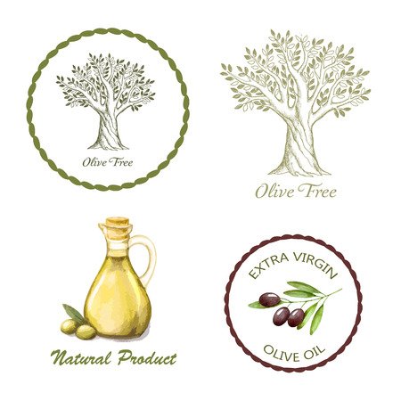 Этикетки для масла эскиз