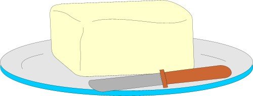 Анимация масло сливочное