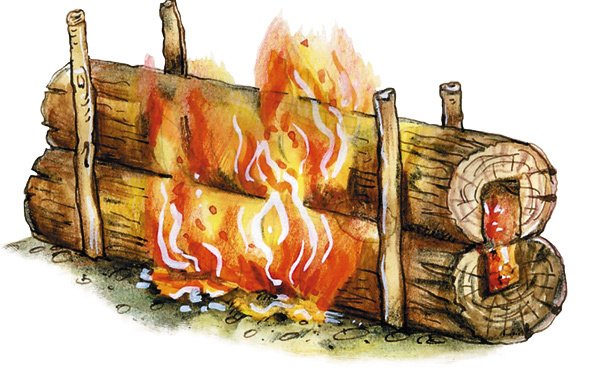 Бревно мультяшное