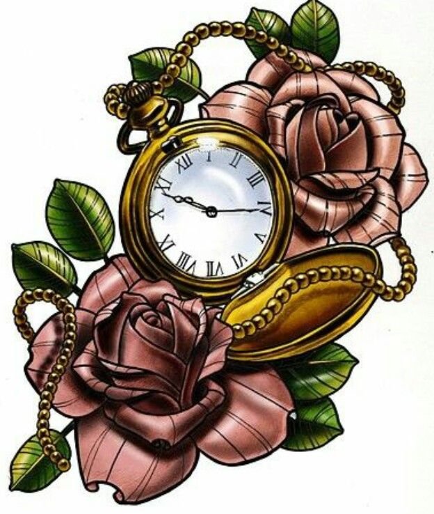 Часы с рисунком