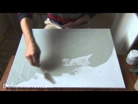 Грунтование холста