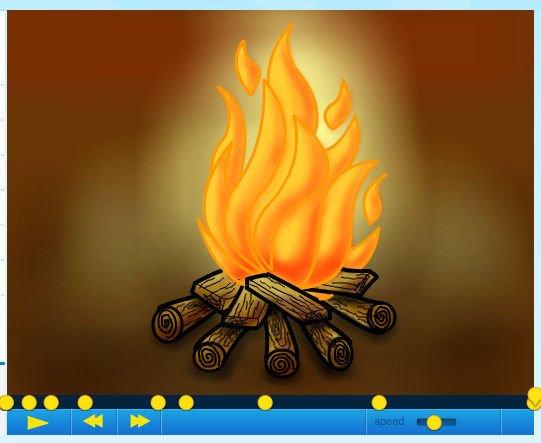 Костер пошагово