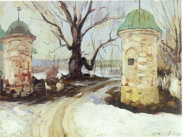 Художник Похитонов-пейзажи Ясной Поляне