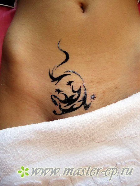Интимный татуаж хной