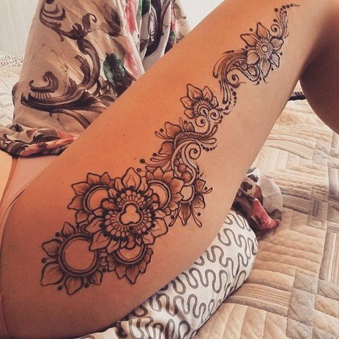 Хна на ляшке