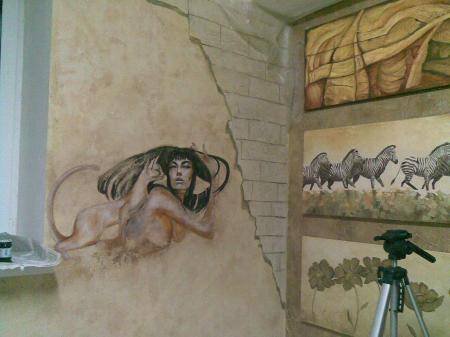 Фреска по сырой штукатурке