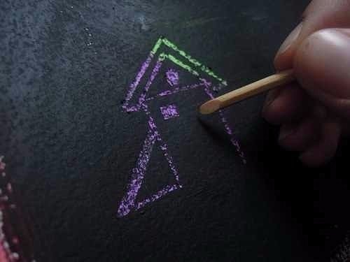 Рисунок по воску