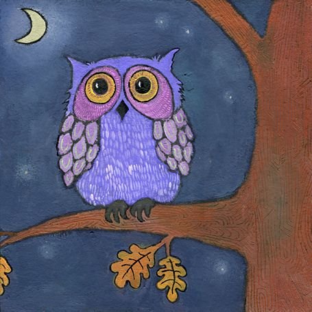 Рисуем сову с детьми