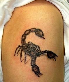 Временное тату Скорпион