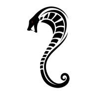 Тату змея трайбл