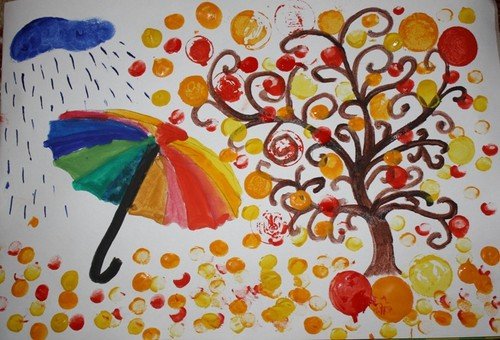 Осенние темы для рисования в детском саду