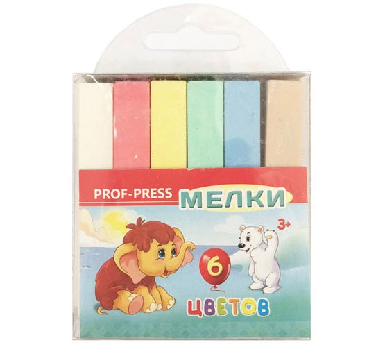 Цветные мелки в коробке